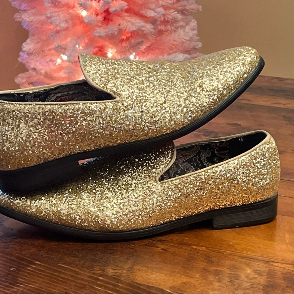 Alberto Fellini Gold Slip On Men’s Shoe